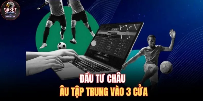 Cách Đọc Kèo Bóng Đá Chuẩn - 99% Người Mới Cần Biết 4 Đầu tư châu Âu tập trung vào 3 cửa